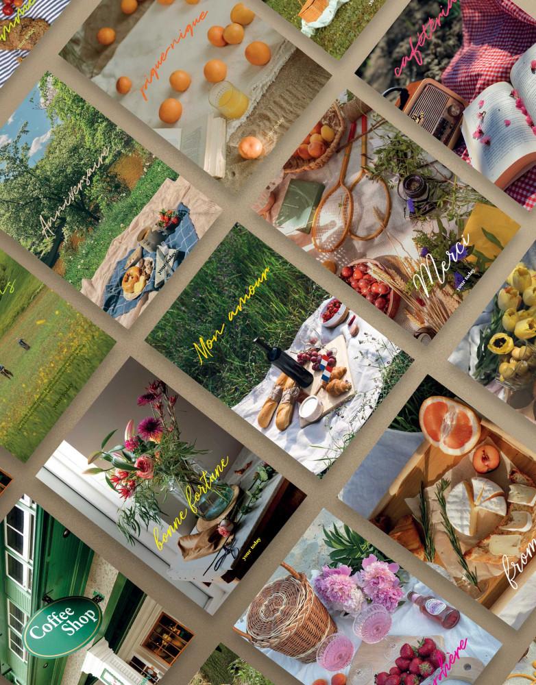 유럽 감성 인테리어 엽서 세트 모음, 감성 사진 장식 촬영 소품