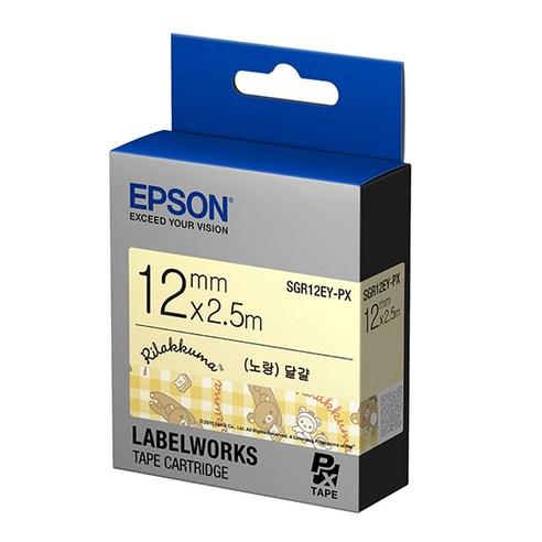 엡손 리락쿠마 라벨카트리지 SGR12EY - 라벨카트리지/테이프 | 쿠팡