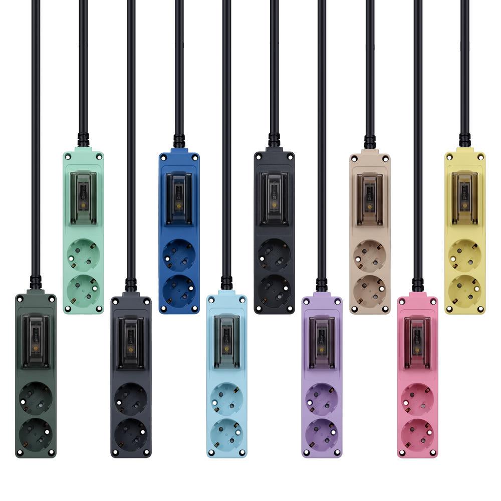 멀티탭 3구 1.5M 4000W 국산 현대 에어컨 김치 냉장고 전용 멀티 오브제 콘센트