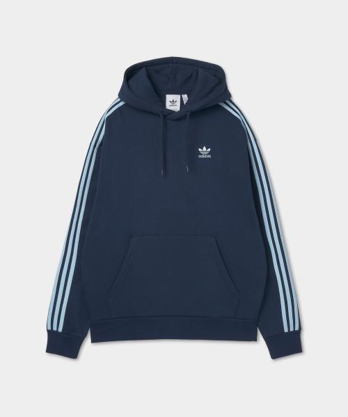 아디다스(ADIDAS)  배기 핏 후디 - 네이비:클리어스카이 / JP1071 - 사이즈 & 후기 | 무신사