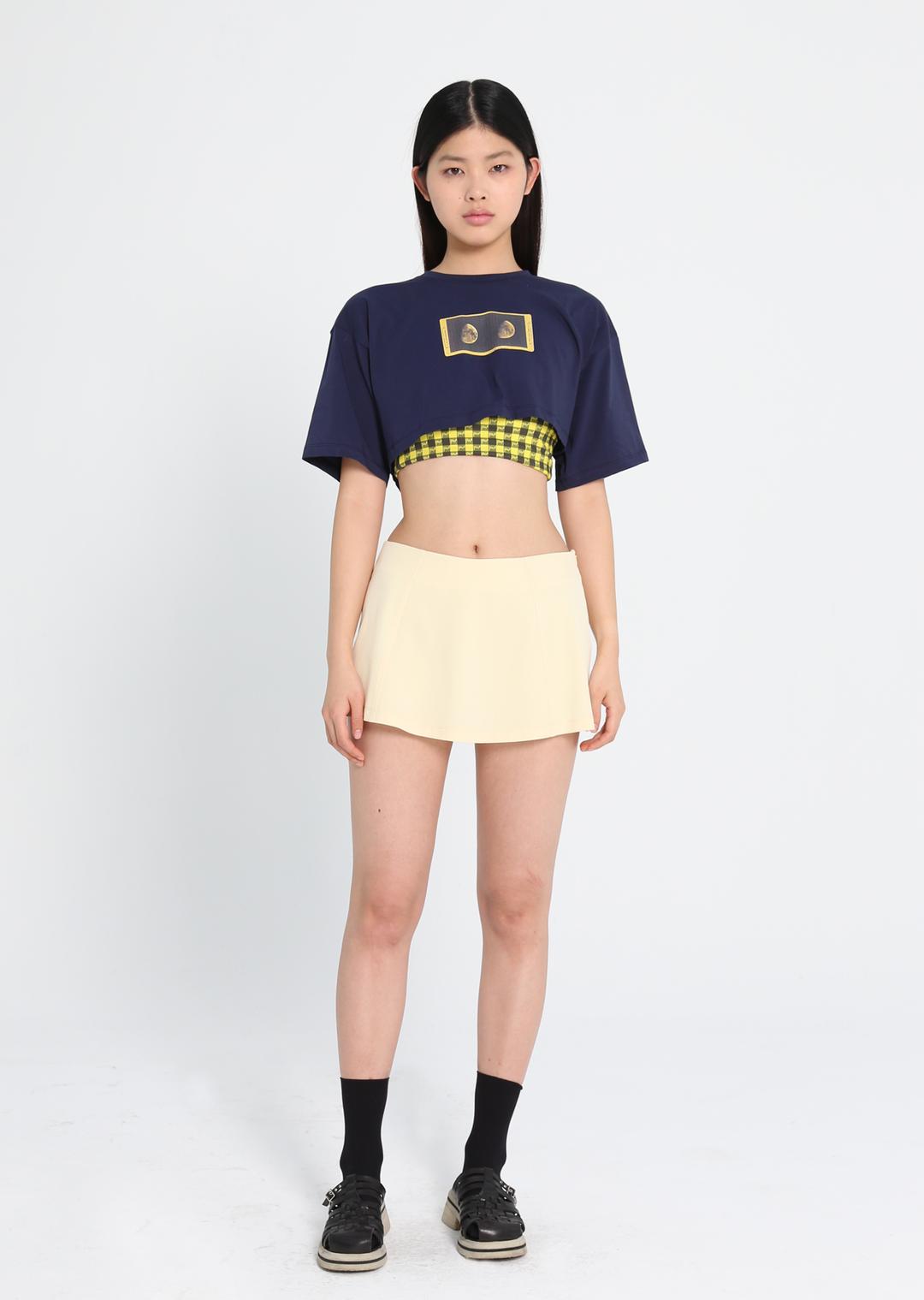 MOON MICRO CROPPED TEE