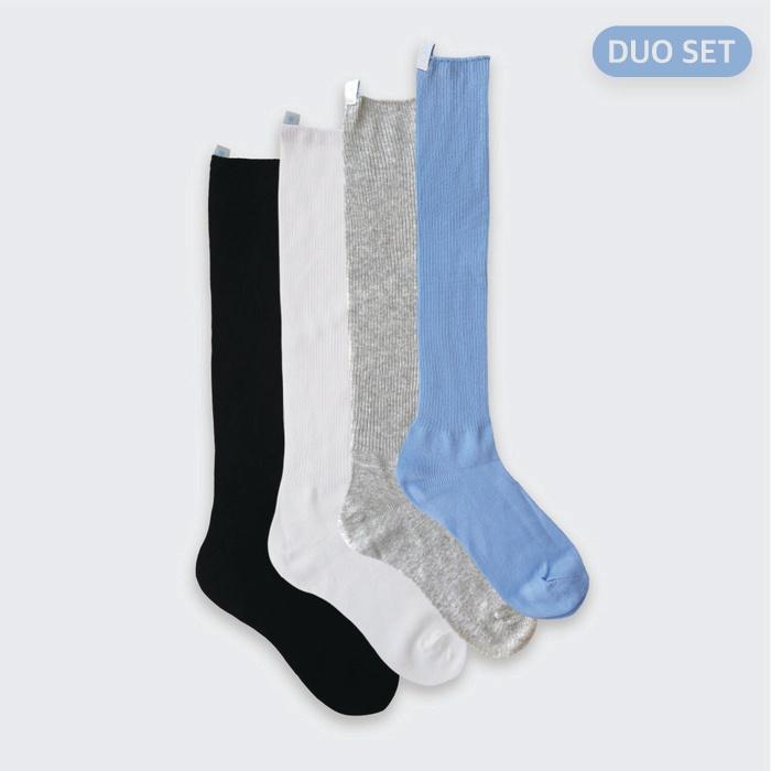 [29CM 단독] SUMMER KNEE SOCKS DUO SET