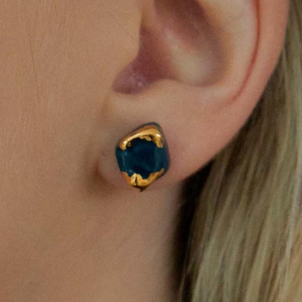 2021 daily rhombus ceramic earring(CB)