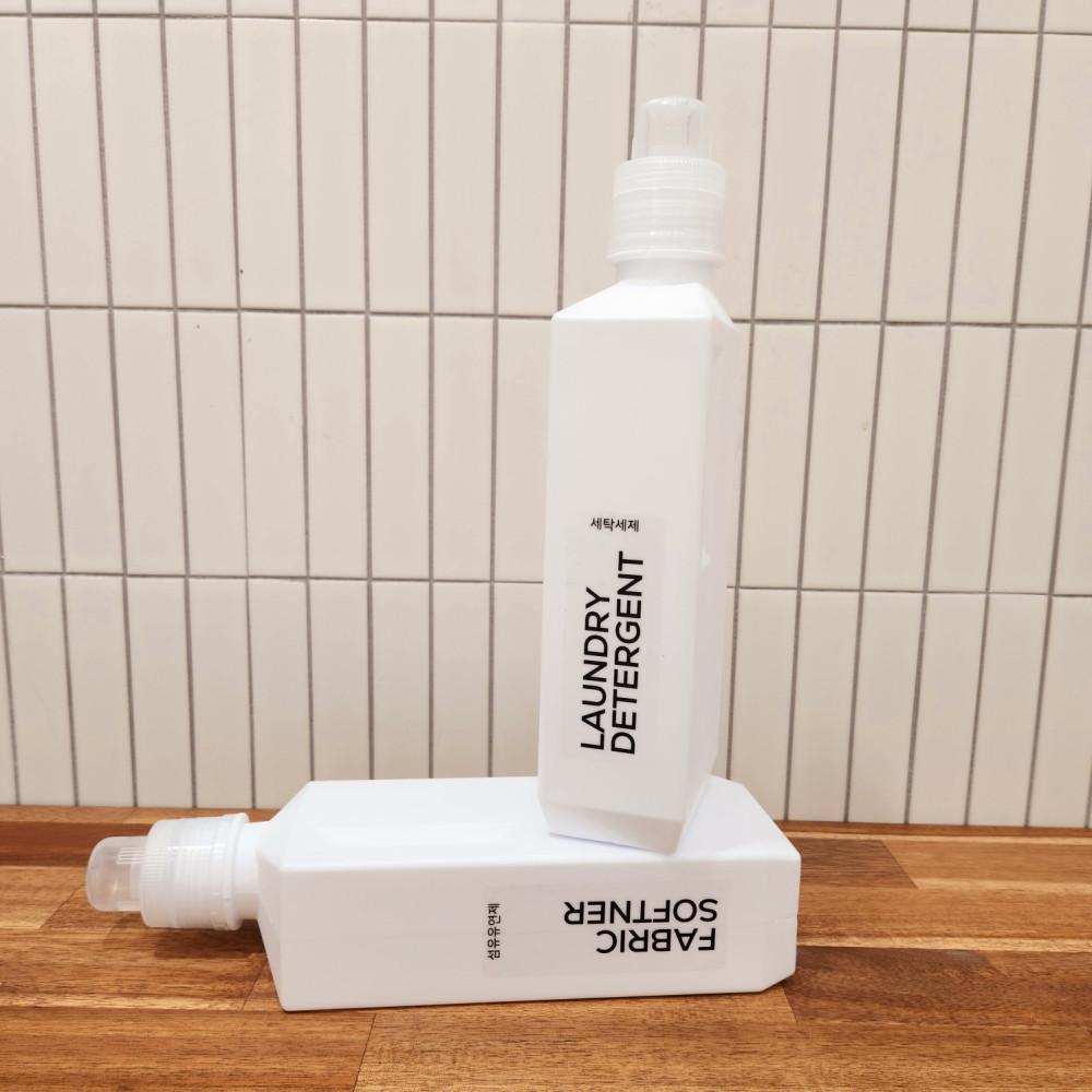 모던한 세제용기 리필 세제통 소분용기 계량캡 포함 1000ml