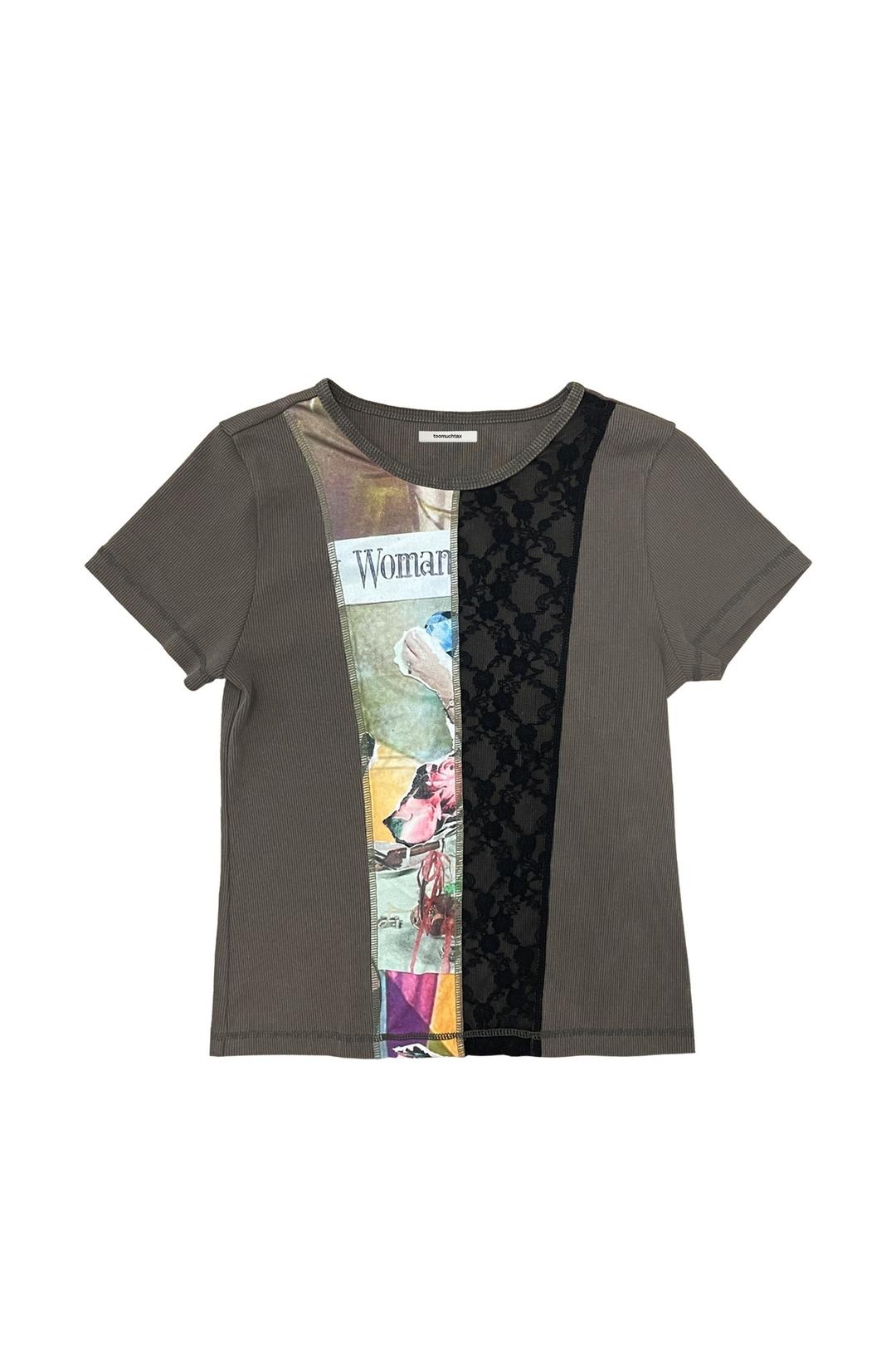 PANEL T-SHIRT (KHAKI)