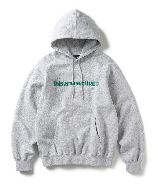 T-Logo Hoodie Light Heather Grey