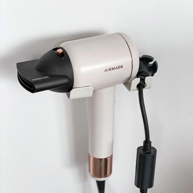 메탈 헤어 드라이기 거치대 전선걸이