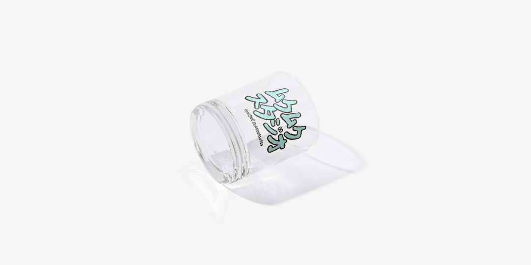 민트 로고 글라스