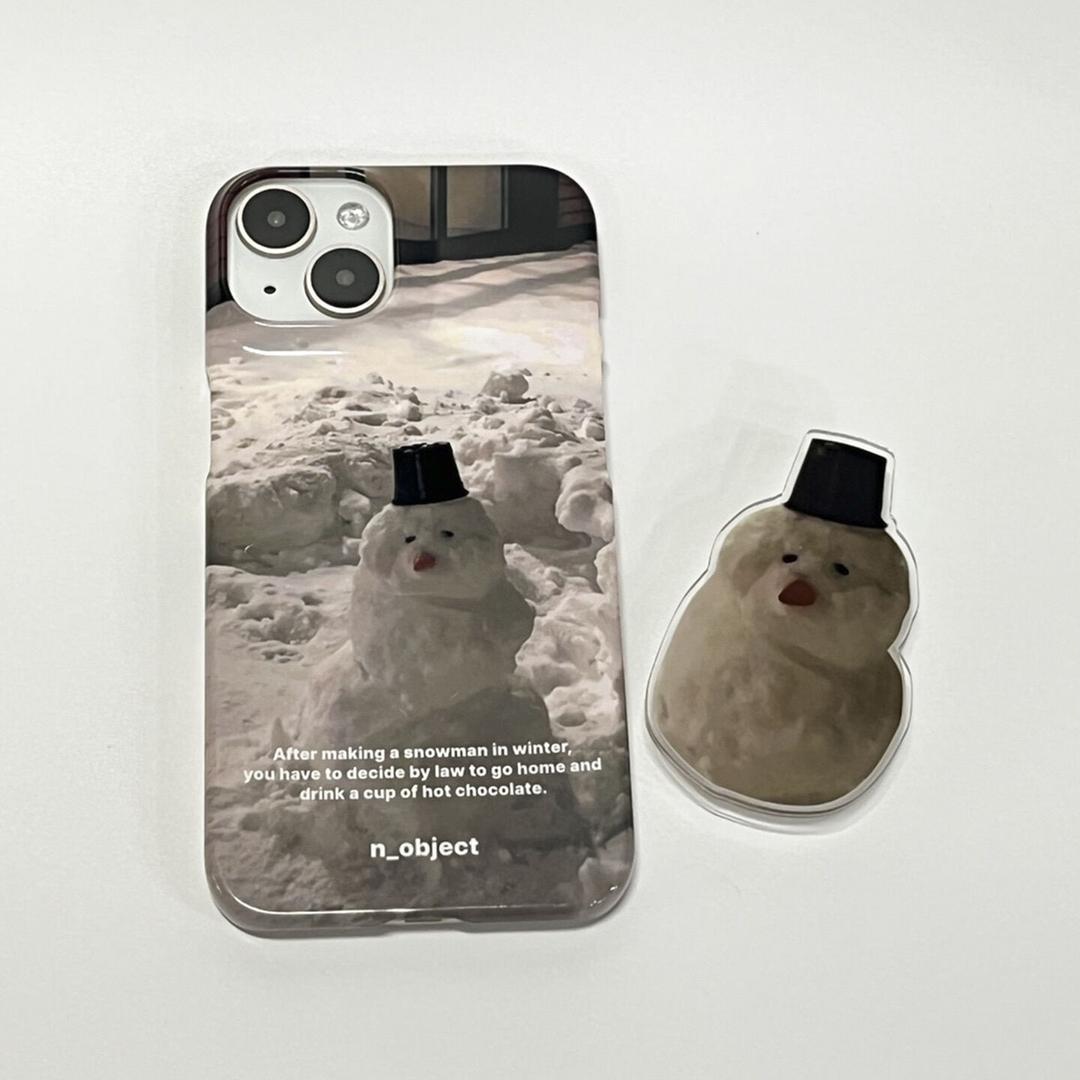 [무료배송][하드케이스] winter_snowman 아이폰케이스 아이폰13 아이폰15프로 아이폰15