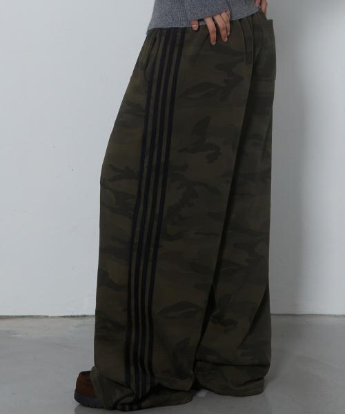 카모 트랙 팬츠 카키