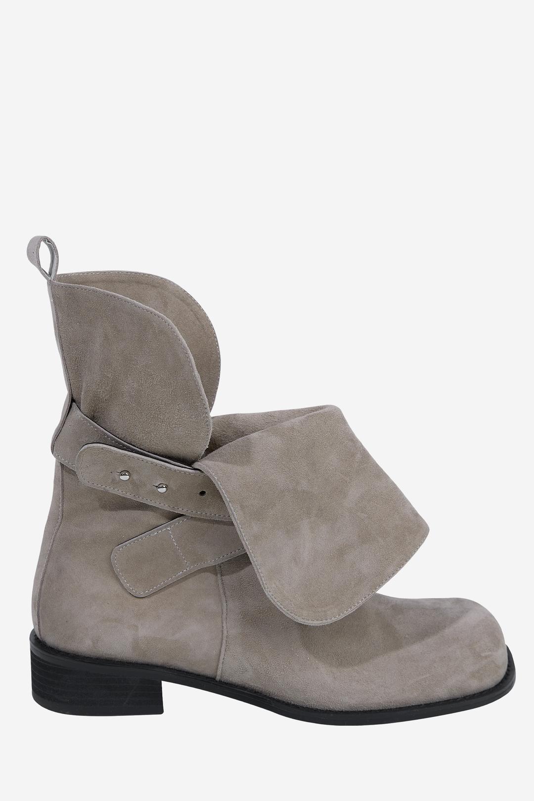 [EXCLUSIVE] FOLDING SHORT BOOTS / BEIGE