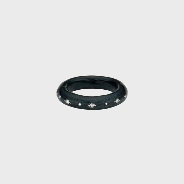 dazzling sky ring-black