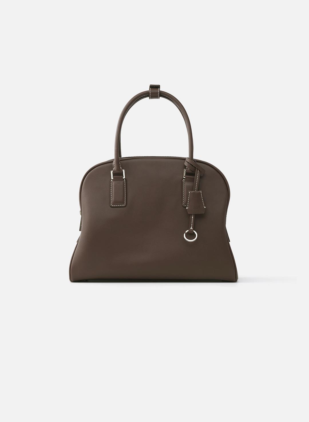 32 Dict leather bag - Choco brown