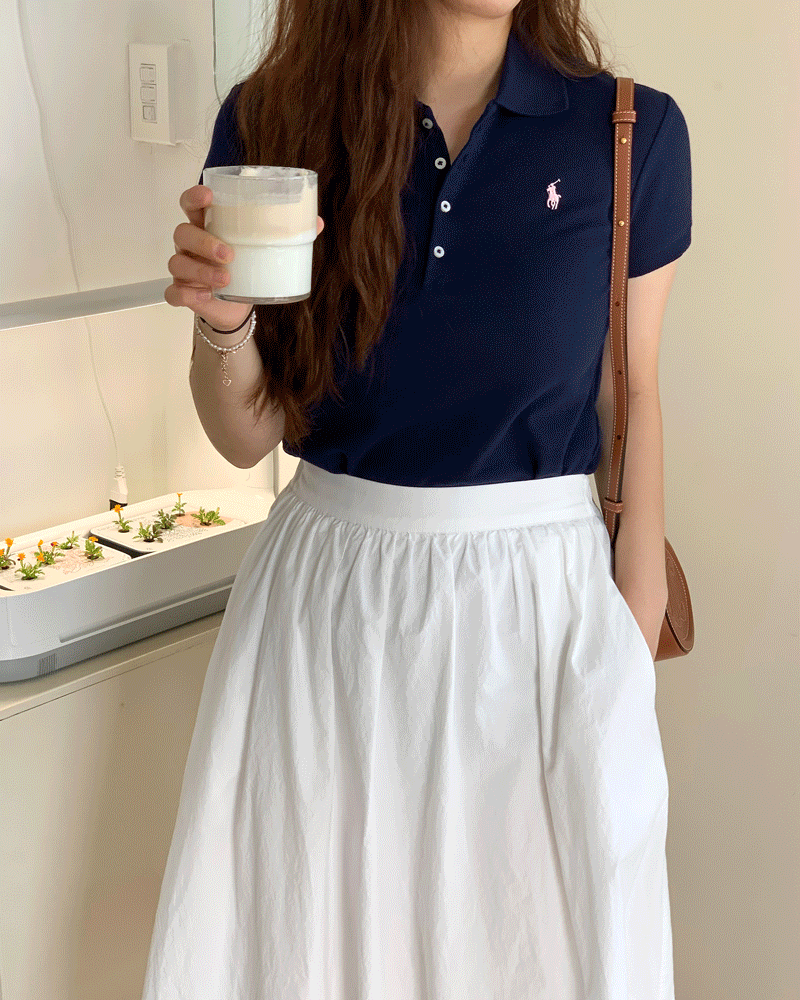 [백화점/국내출고]폴로 랄프로렌 베이직 카라 티셔츠 걸즈 5컬러