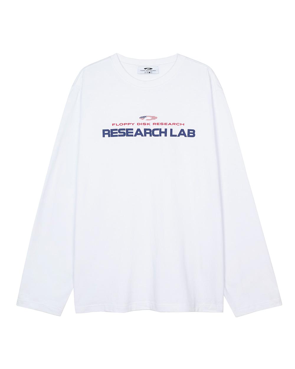 USA Research LAB Logo Long sleeve White