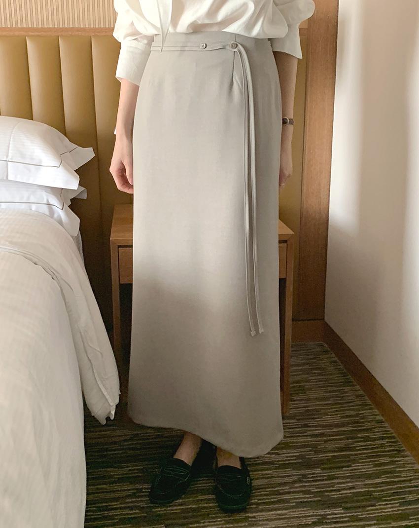 (릴스 문의 폭주!) 호아니 스트랩 롱스커트 3color!