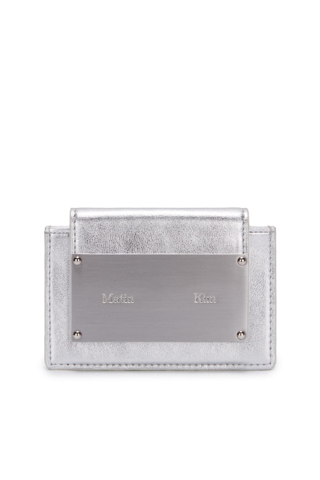 ACCORDION WALLET IN SILVER