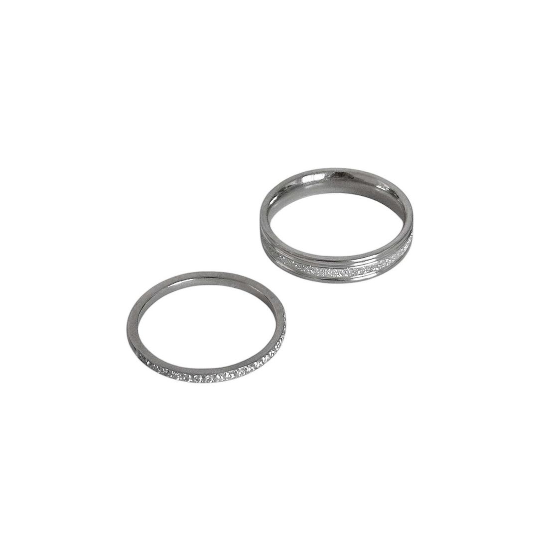24 winter - cubic ring set