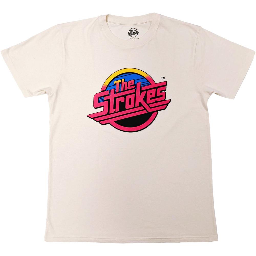 [L,XL 국내배송] 공식 THE STROKES 더 스트록스 Red Logo 반팔 티셔츠 (아이보리)