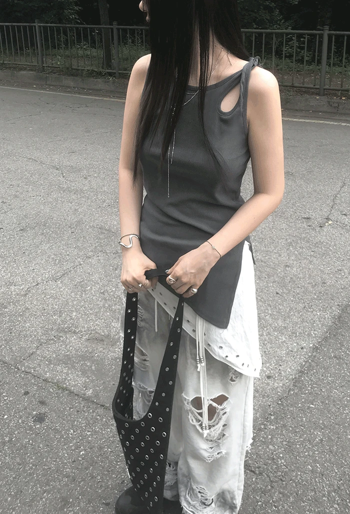 트위스트 언발 나시