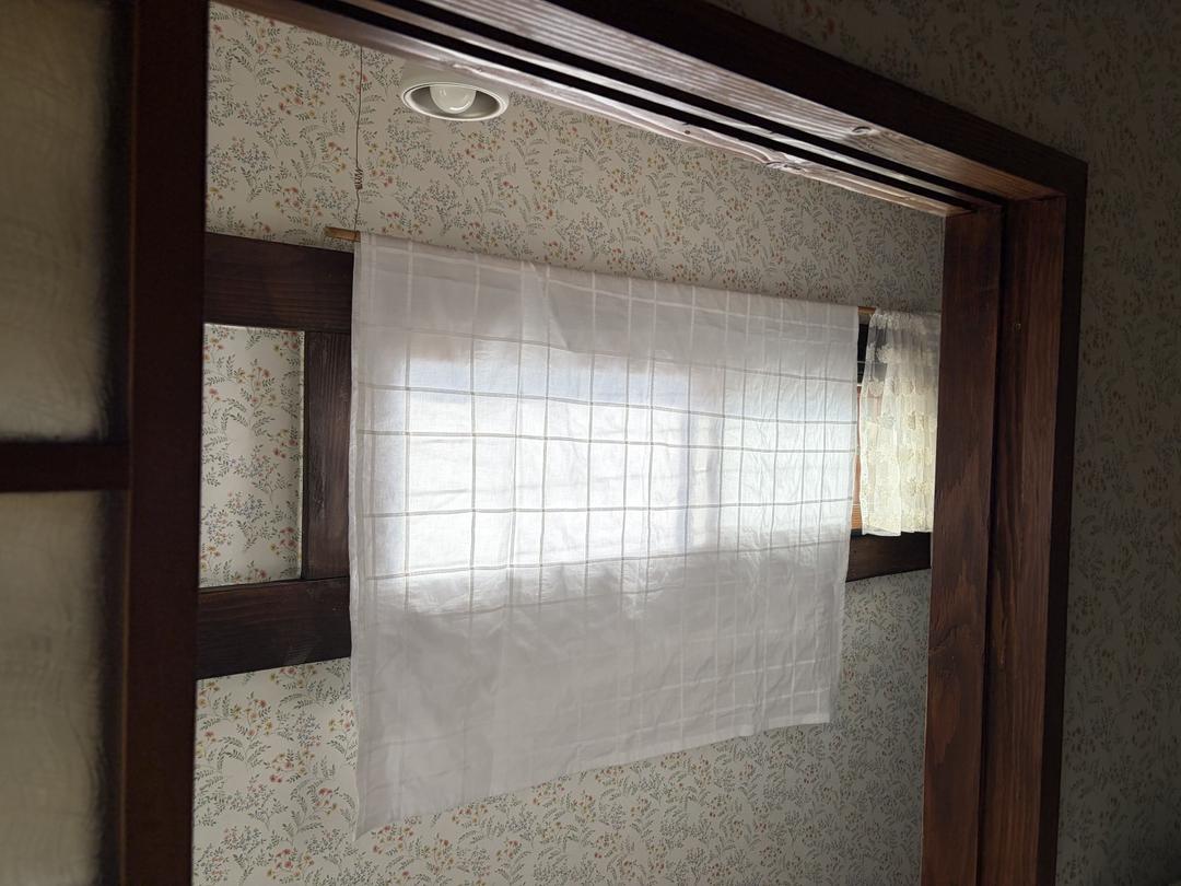 단종 예정- 하얀 조각보 커튼