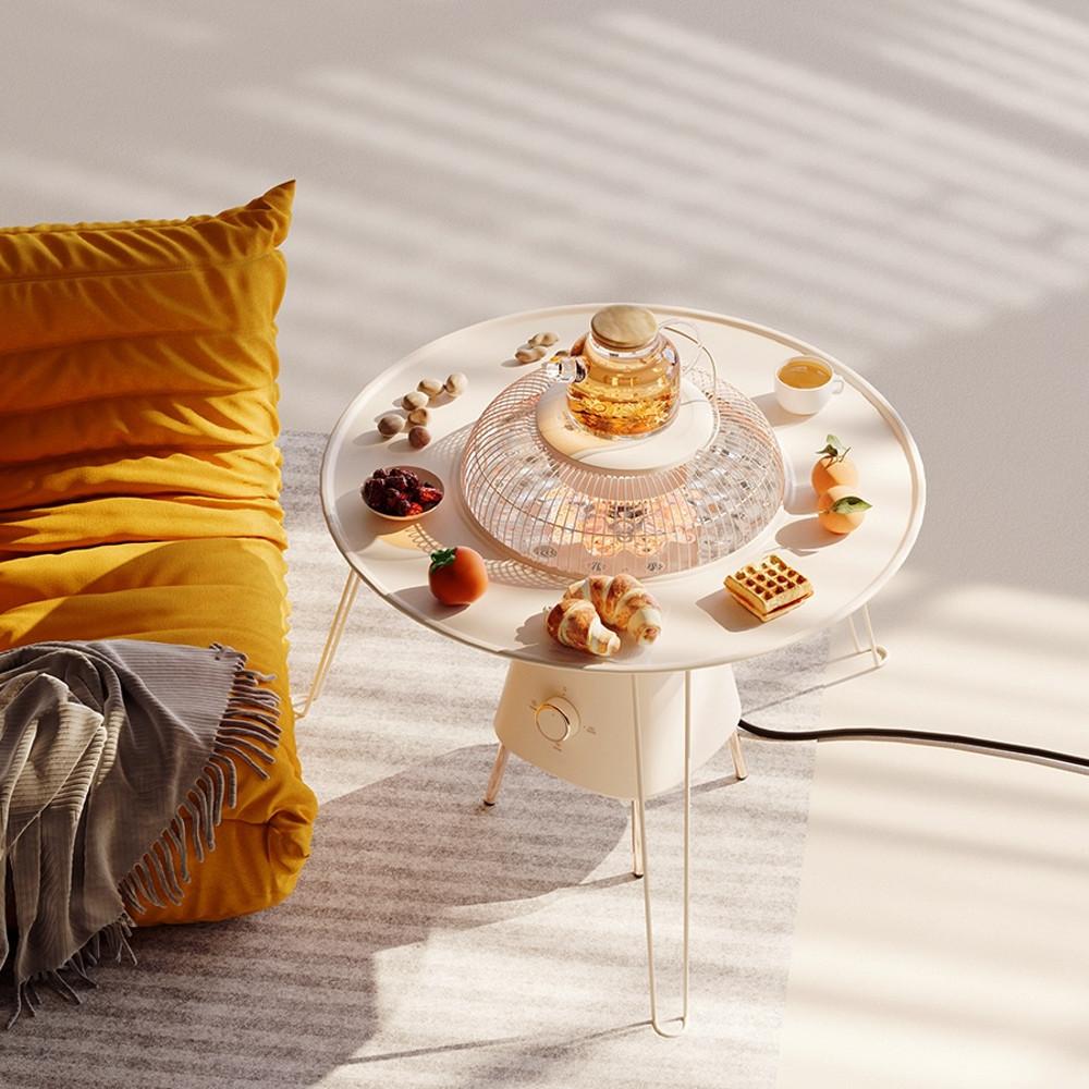 소싱 360º 썬히터 감성 야외 가정용 캠핑 발 히터 사무실 탄소 전기 난로 스토브