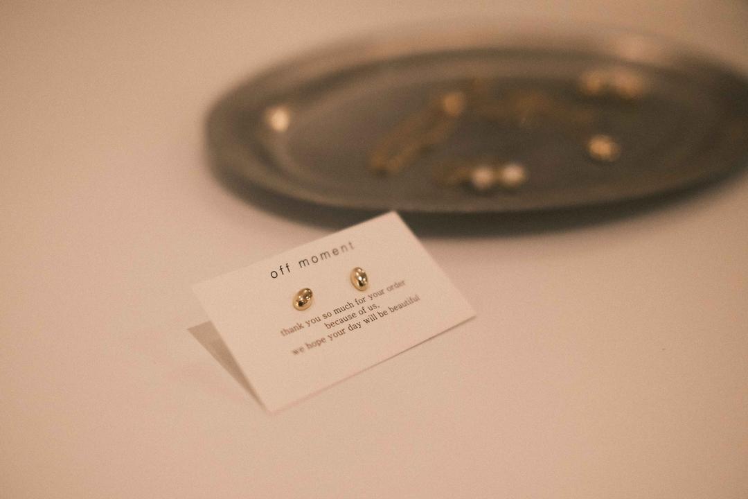 new mini bean earring