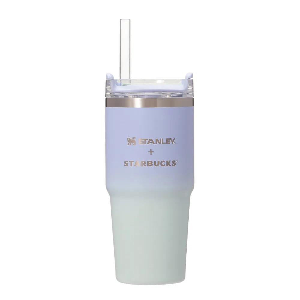 스타벅스 텀블러 스탠블 STANLEY 블루 그라데이션 414ml