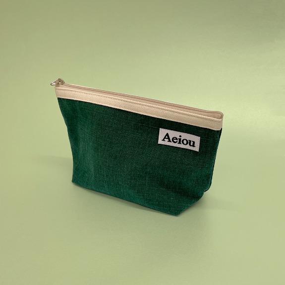 Aeiou Basic Pouch (L size)Rainy Forest