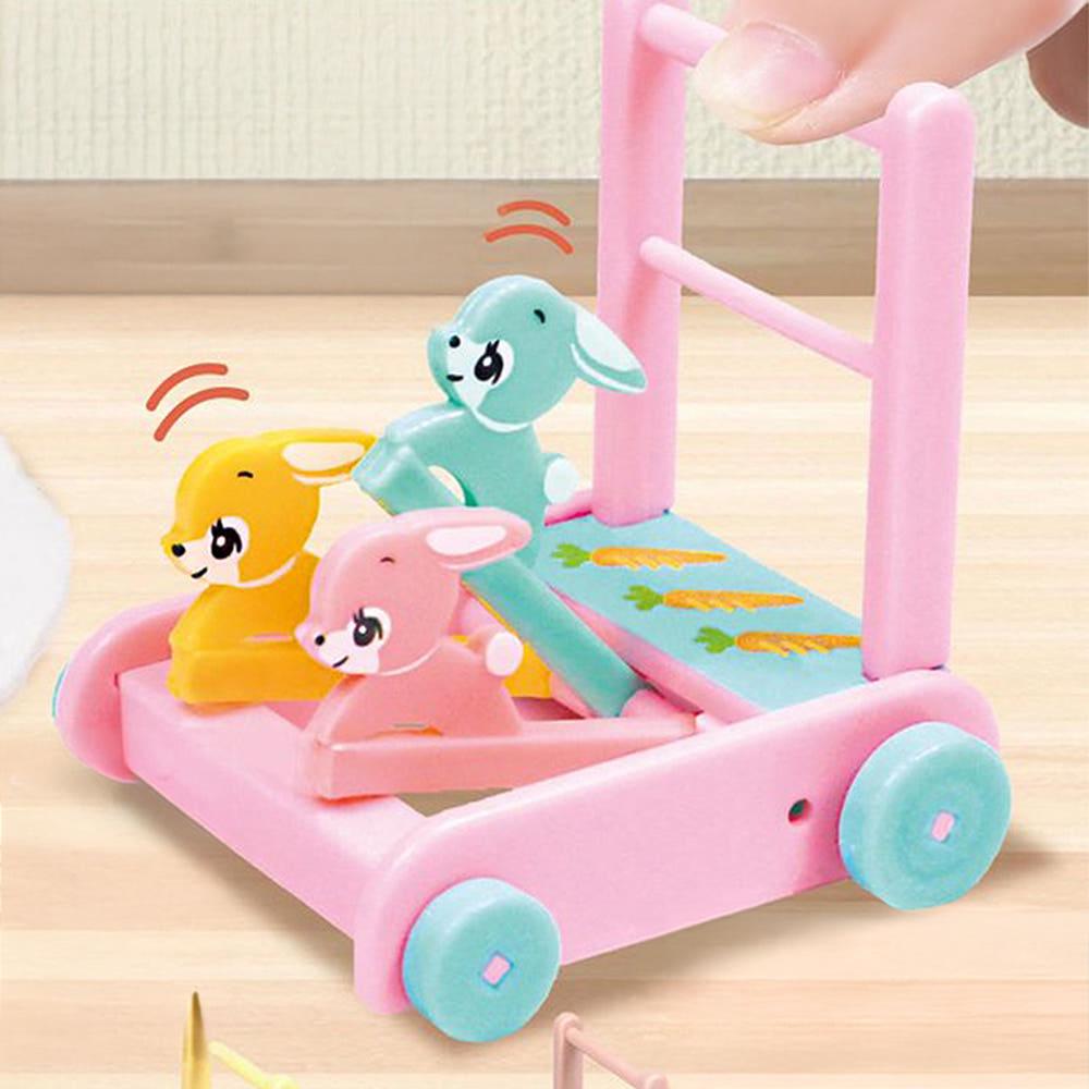 손수레 장난감 마스코트 4탄 가챠 토끼