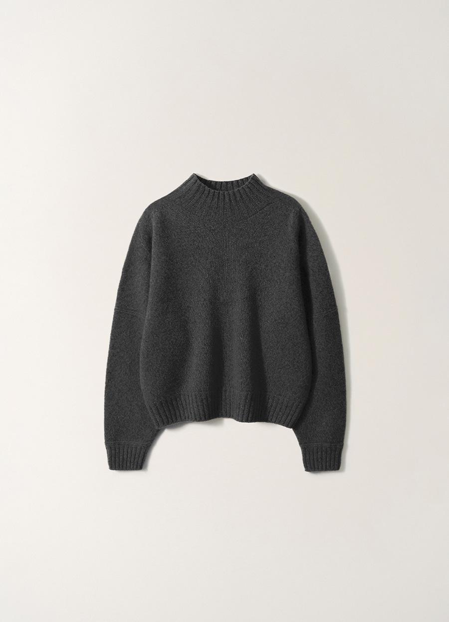 Extreme fine wool pullover (Charcoal)