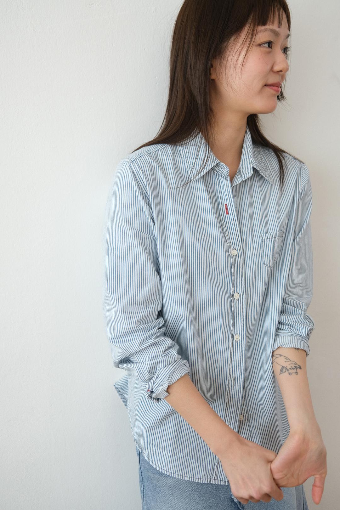 Breeze cotton stripe shirt