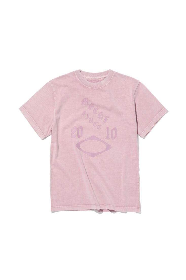 RHOMBUS WASHED T-SHIRT (WASHED PINK BROWN)