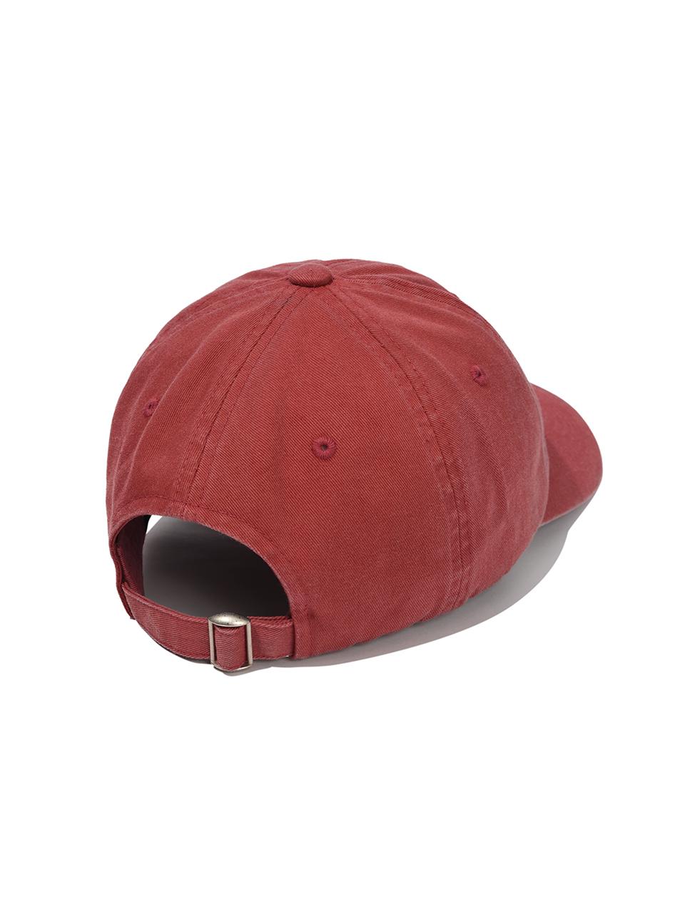 SP 이니셜 피그먼트 볼캡 -레드