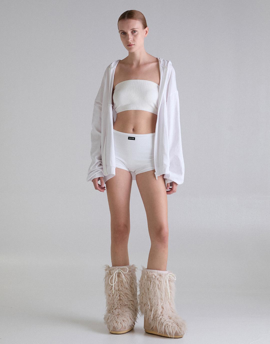 252 Lightweight Zip Hoodie (Pure White)