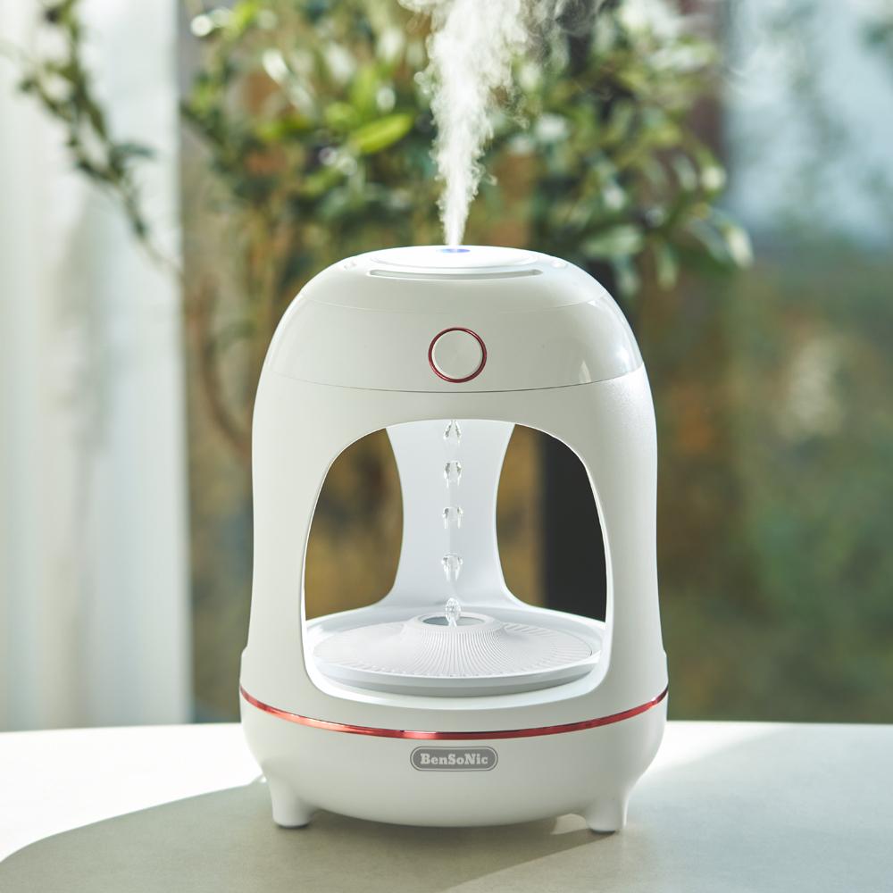 벤소닉 무중력 물멍 가습기 BSUH-01 (무드등/4가지물멍모드/용량700ml)