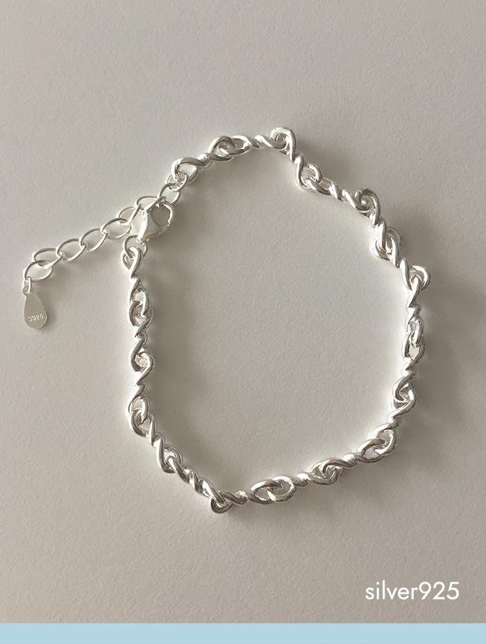 rope bracelet (silver925)