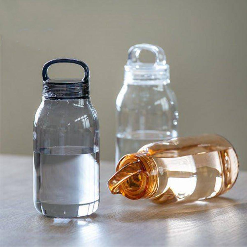 정식수입 킨토 워터보틀 손잡이 투명 휴대용 헬스 트라이탄 보틀 물병 텀블러 300ml