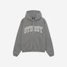 Stussy Outline Zip Hoodie Grey
