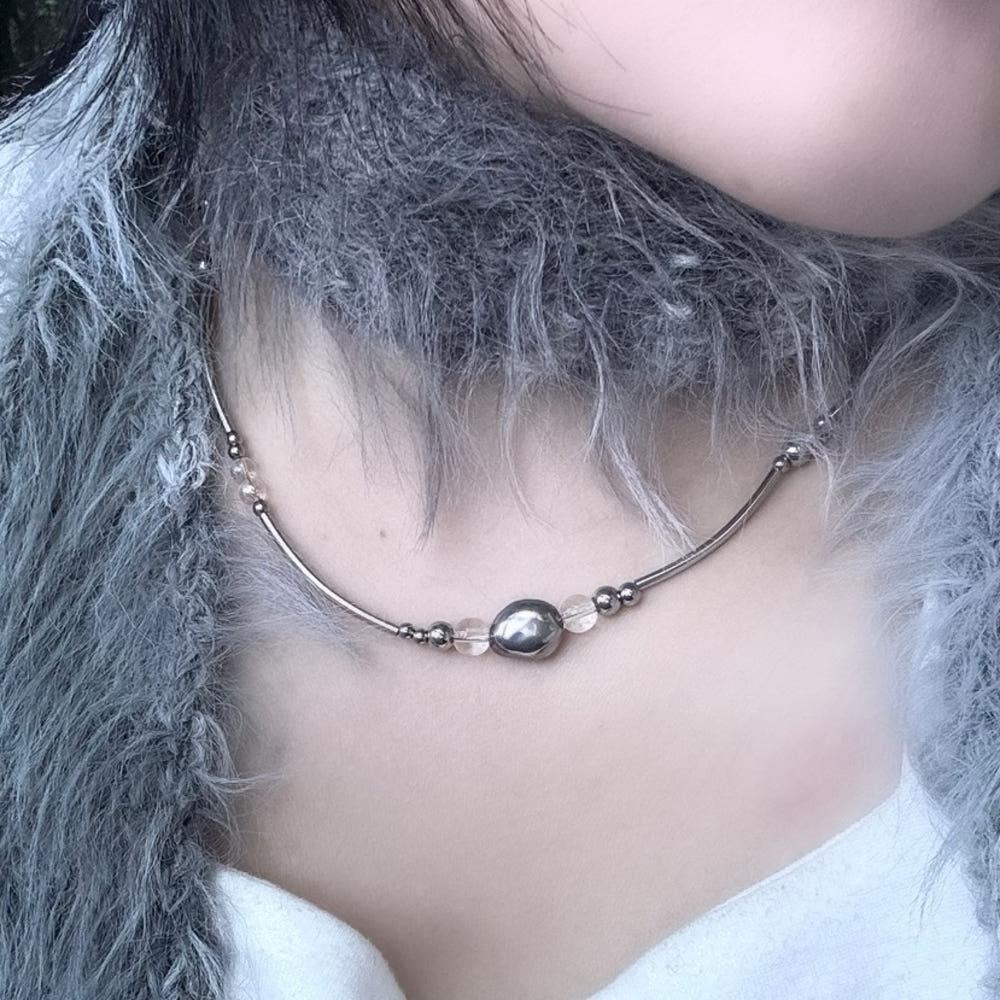 Pebble Pipe 써지컬 목걸이