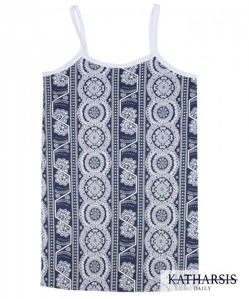 페이즐리 원피스 (네이비)_FREE