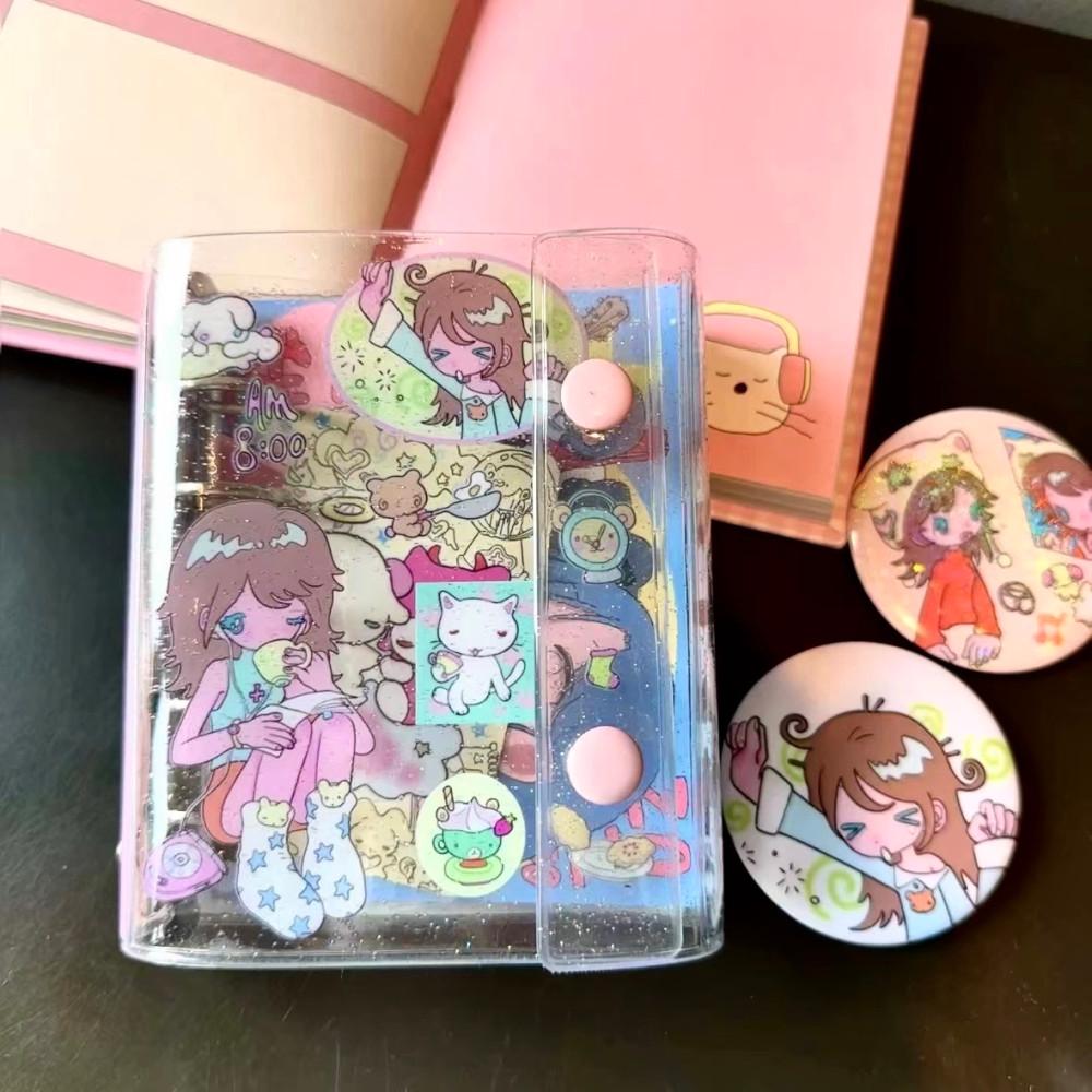 [ ACCIO SHOP ] M5 Coffee Break 글리터 pvc 미니 5공 다이어리