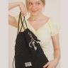 Gym sack string bag-Twilight black