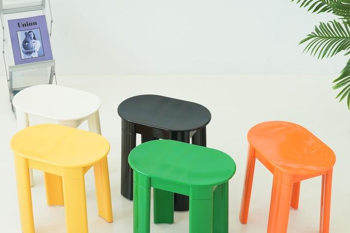 라운드 스툴 미드센츄리모던 인테리어의자 카페의자 화장대스툴 화분스툴