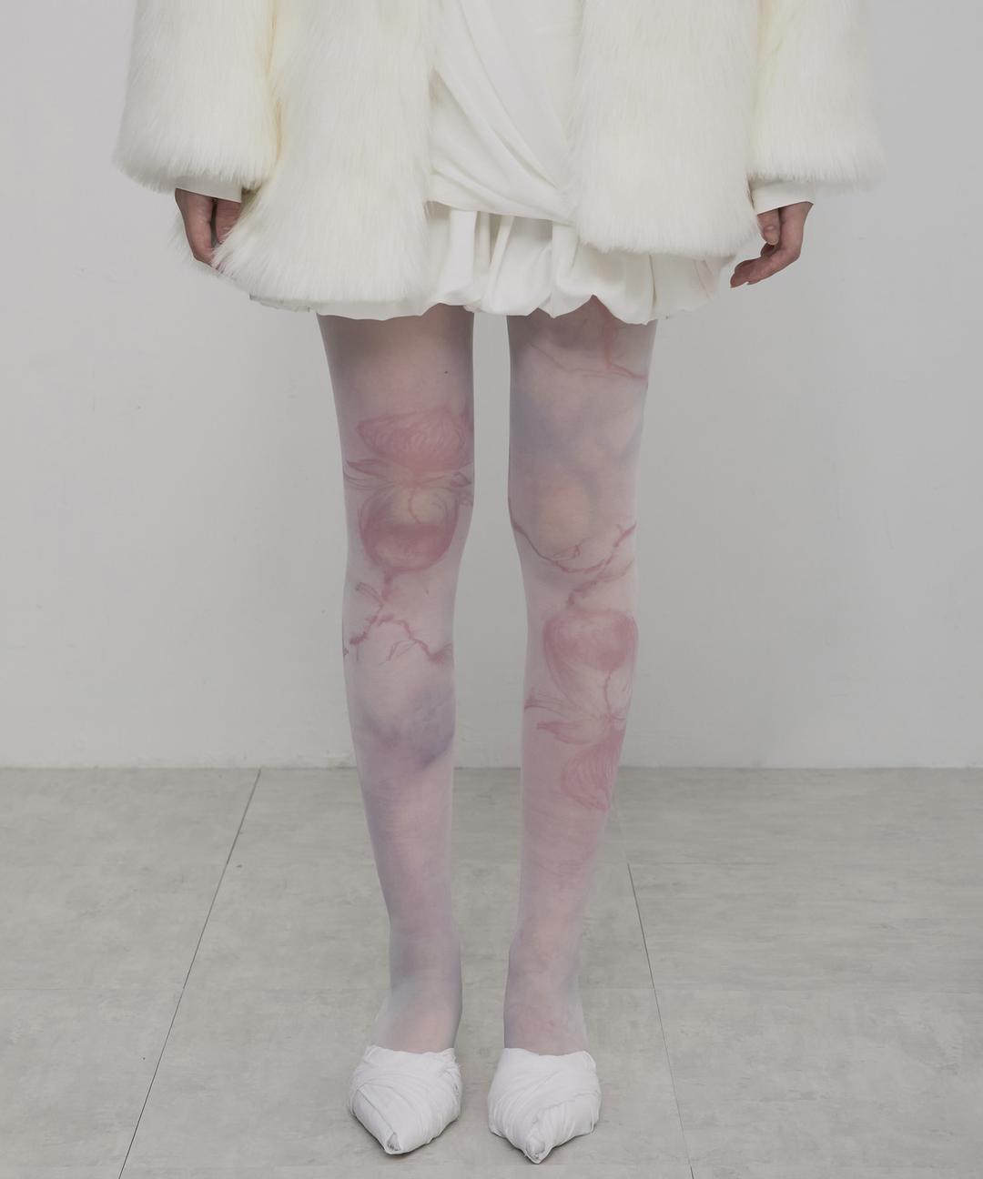 Daydream Tights (FL-261_Burgundy)