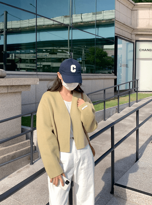 엘린 핸드메이드 숏자켓