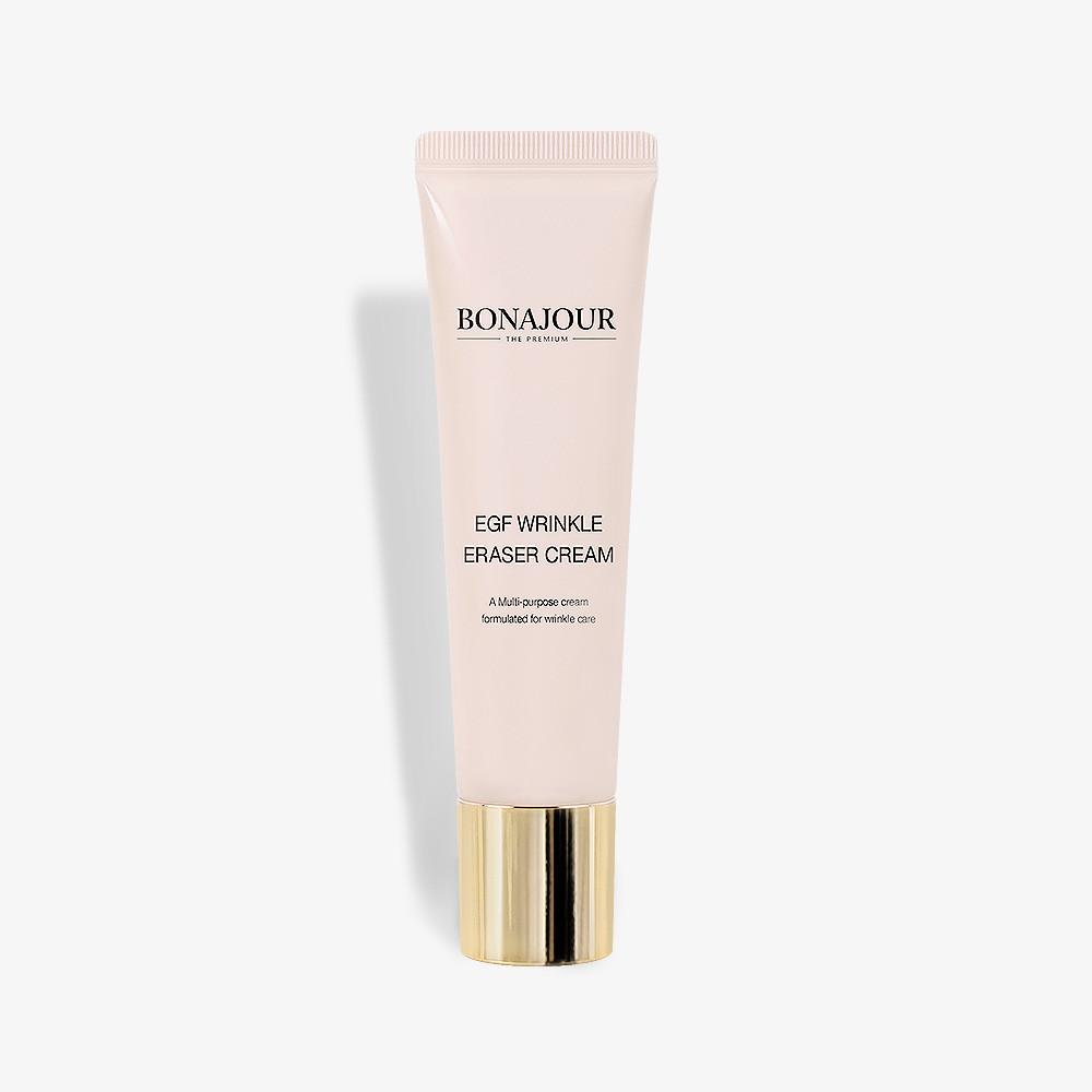 보나쥬르 EGF 링클 이레이저 크림 / 눈가 팔자 목 주름개선 고보습 고영양 안티에이징 30ml