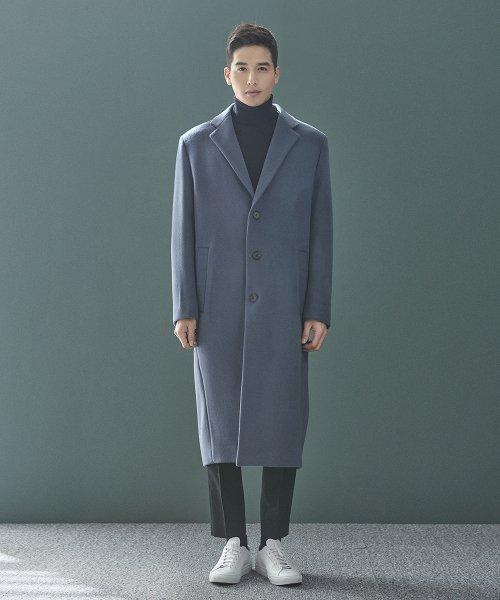 싱글 롱 코트 (캐시미어 5%) (3 color)