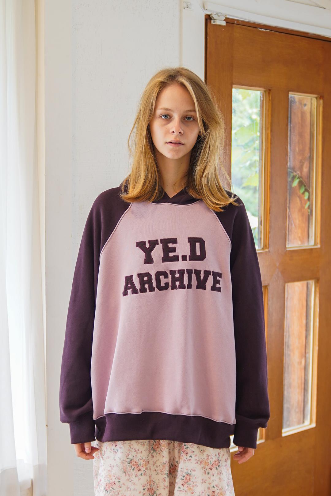 YE.D ARCHIVE HOODIE - PINK