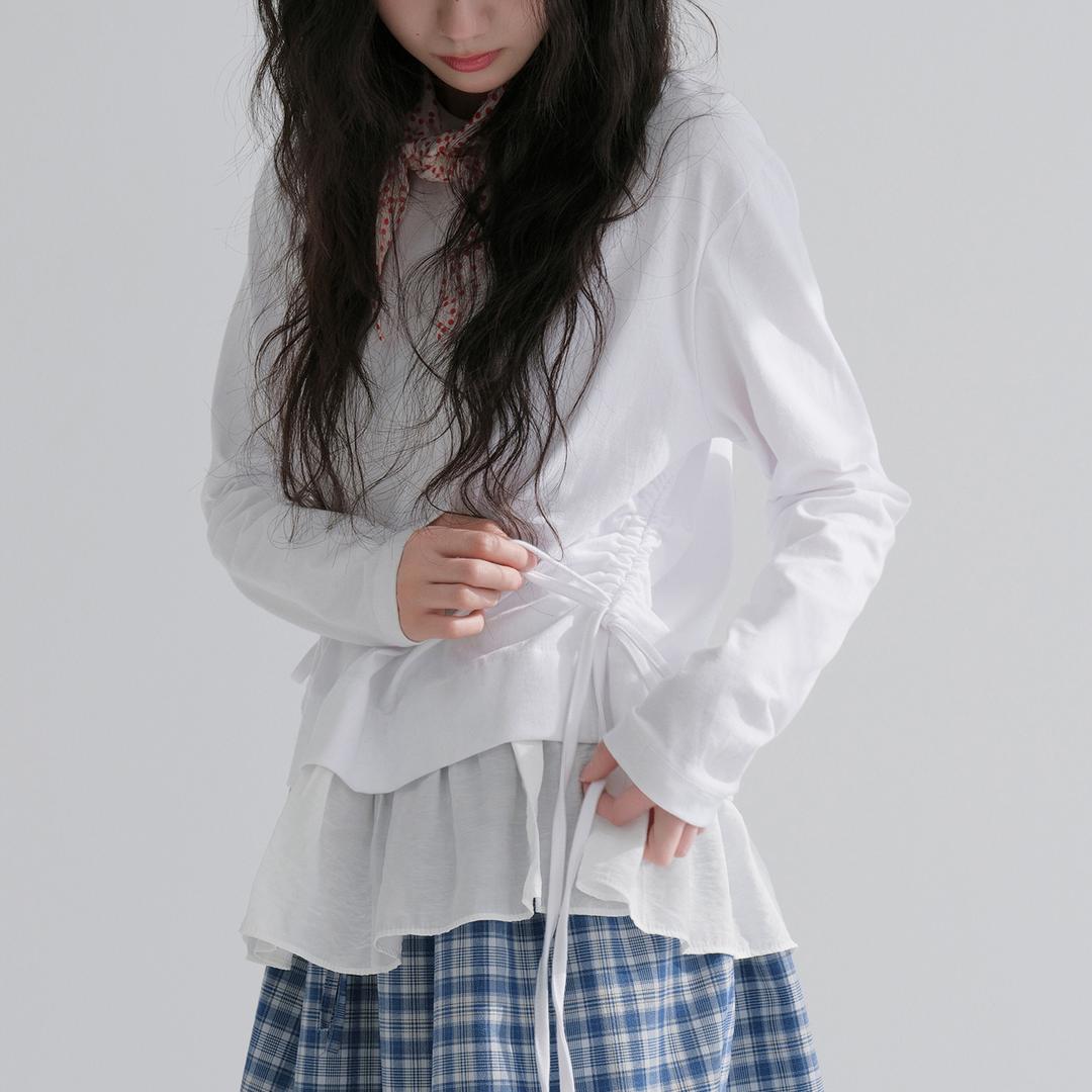 틸데서울 메이비 프릴 스트링 t 3color